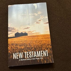 New Testament a marked edition paper back Bible